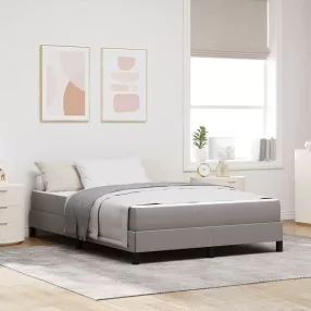 Boxrugós ágy matracmal Tópszínű 160 x 200 cm szövet