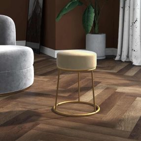 sötétszürke kerek bársonyülőke