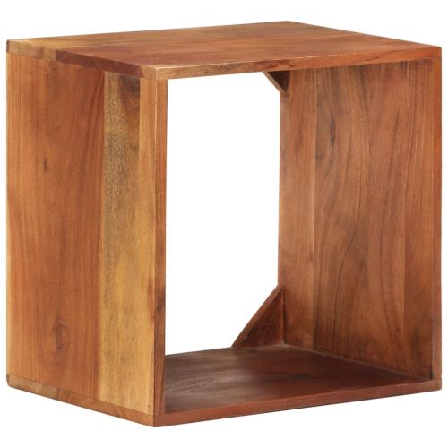 tömör akácfa fali polc 40 x 30 x 40 cm