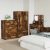Tároló szekrények 2 pcs Füstölt tölgy 80 x 48 x 105 cm Faanyag