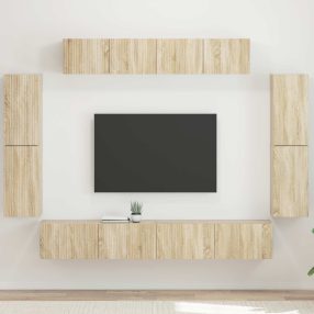 TV szekrény 8 pcs Sonoma tölgy