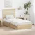 vidaXL Tárolós Ágy fejtámlával Sonoma tölgy 90 x 200 cm Faanyag