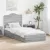 vidaXL Tárolós Ágy fiókkal tárolóval Szürke Sonoma 70 x 190 cm Faanyag