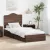 vidaXL Tárolós Ágy fiókkal fejtámlával Barna Tölgy 70 x 190 cm Faanyag