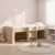 vidaXL Gyerekek Magas Ágykeret 2 pcs Sonoma Tölgy 90 x 200 cm