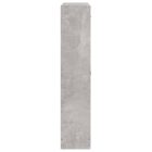 betonszürke szerelt fa cipőszekrény 59 x 17 x 81 cm