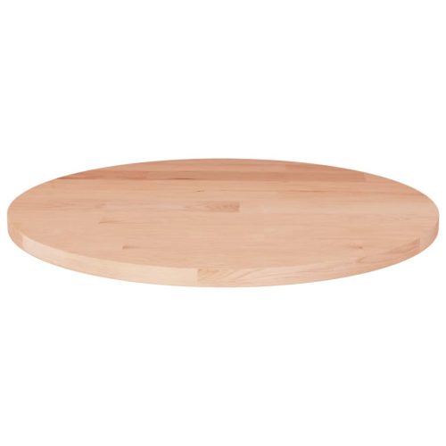 kerek kezeletlen tömör tölgyfa asztallap Ø50 x 1,5 cm