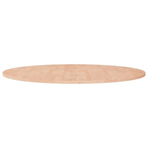 kerek kezeletlen tömör tölgyfa asztallap Ø90 x 1,5 cm