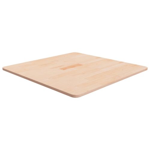 kezeletlen tömör tölgyfa négyzet asztallap 70x70x1,5 cm
