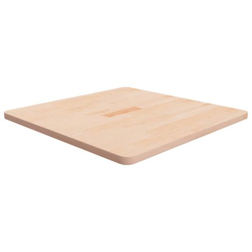 kezeletlen tömör tölgyfa négyzet asztallap 70x70x2,5 cm