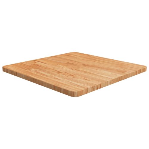 világosbarna kezelt tömör tölgyfa négyzet asztallap 60x60x2,5cm