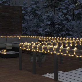 PVC fényfüzér 1200 meleg fehér LED-del 50 m