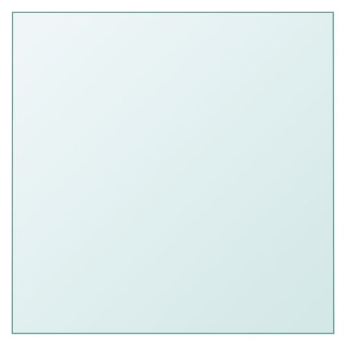 átlátszó edzett üveg asztallap 50 x 50 cm