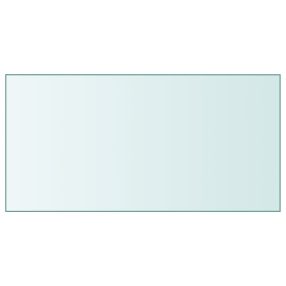 átlátszó edzett üveg asztallap 50 x 100 cm