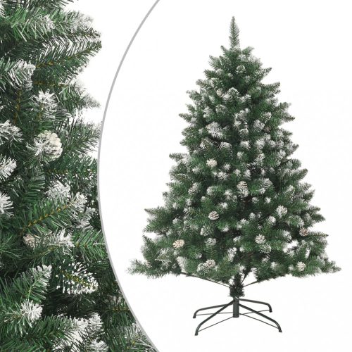 PVC műkarácsonyfa állvánnyal 150 cm