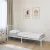 fehér fém ágykeret fejtámlával 80x200 cm