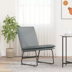 világosszürke szövet pihenőszék 52 x 75 x 76 cm