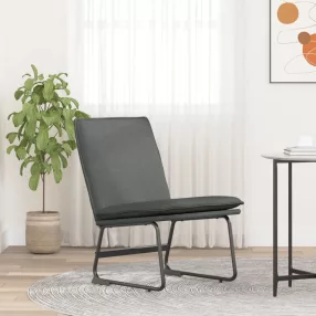 sötétszürke szövet pihenőszék 52 x 75 x 76 cm