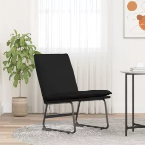 fekete szövet pihenőszék 52 x 75 x 76 cm