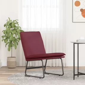 bordó szövet pihenőszék 52 x 75 x 76 cm