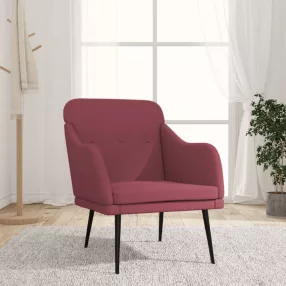 bordó szövetfotel 63 x 76 x 80 cm