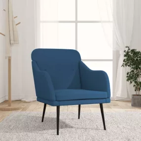 kék szövetfotel 63 x 76 x 80 cm