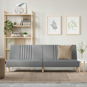 világosszürke szövet kanapéágy