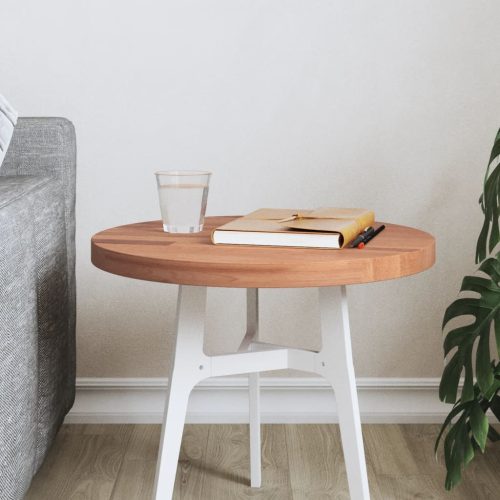 tömör bükkfa kerek asztallap Ø40x2,5 cm