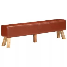 barna valódi bőr tornapad 160 cm