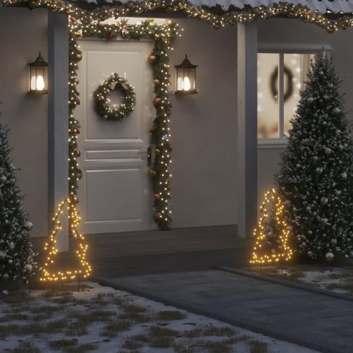 karácsonyi fa fénydekoráció 80 LED 60 cm
