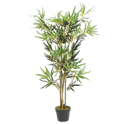 zöld mű bambuszfa 552 levéllel 120 cm