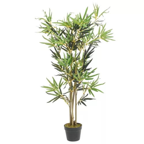 zöld mű bambuszfa 552 levéllel 120 cm