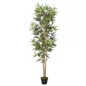 zöld mű bambuszfa 1104 levéllel 180 cm