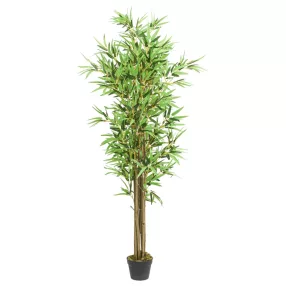 zöld mű bambusz fa 1288 levéllel 180 cm