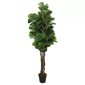 zöld mű-lantlevelűfikusz 134 levél 120 cm