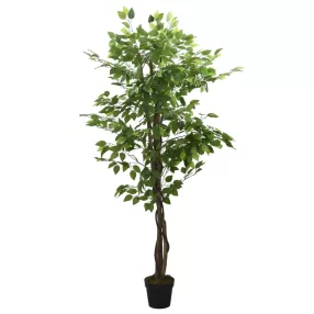 zöld mű fikusz fa 378 levéllel 80 cm
