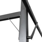 tópszínű pergola behúzható tetővel 589 x 292 x 230 cm