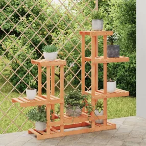   vidaXL tömör fenyőfa virágtartó állvány 95 x 25 x 96 cm