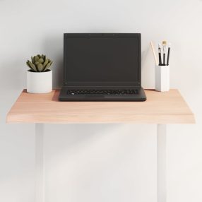   asztallap 60x60x2 cm kezeletlen tömörfa tölgyfa élőszegélyes