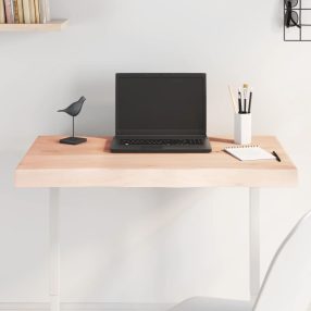   asztallap 80x50x(2-6) cm kezeletlen tömör fa élőszegélyes