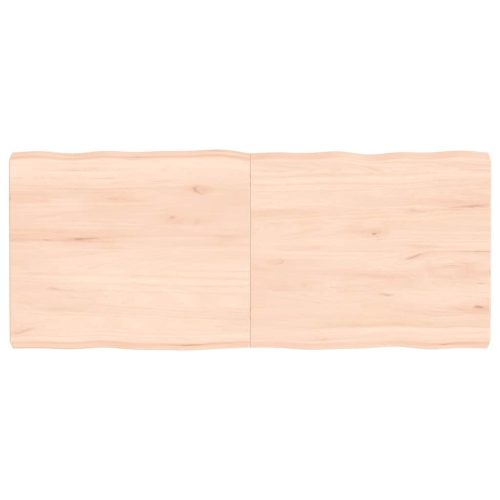 kezeletlen tömör fa asztallap 120x50x(2-6) cm