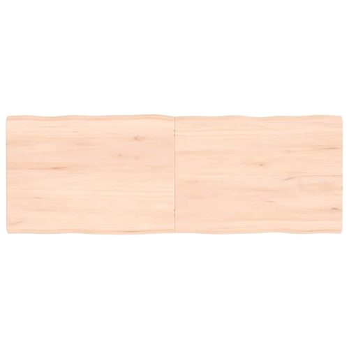 kezeletlen tömör fa asztallap 140x50x(2-4) cm
