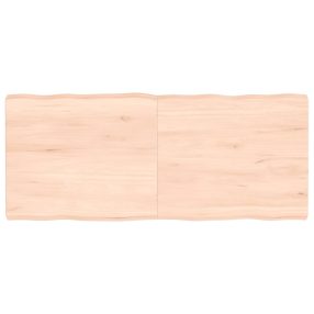 kezeletlen tömör fa asztallap 140x60x(2-6) cm