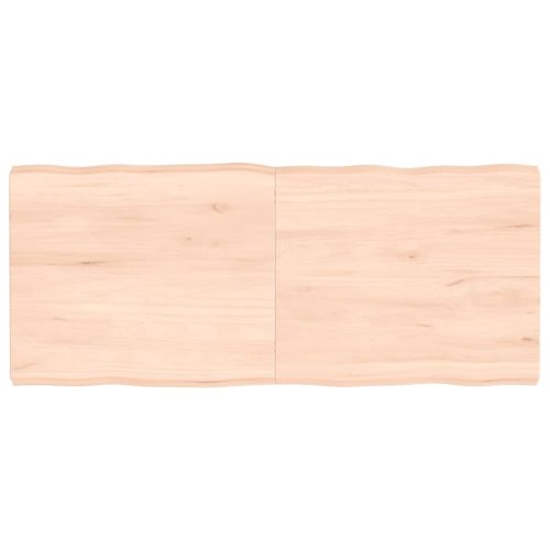 kezeletlen tömör fa asztallap 140x60x(2-6) cm