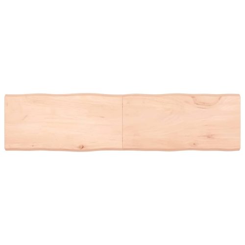 kezeletlen tömör fa asztallap 160x40x(2-6) cm
