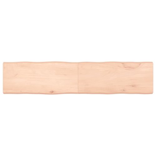 kezeletlen tömör fa asztallap 180x40x(2-6) cm