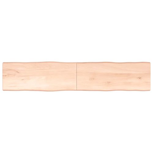 kezeletlen tömör fa asztallap 200x40x(2-4) cm