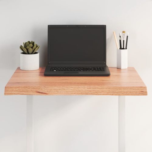 világosbarna asztallap 60x40x(2-4) cm kezelt tömör élőszegélyes