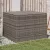 szürke polyrattan kerti tárolóláda 291 L