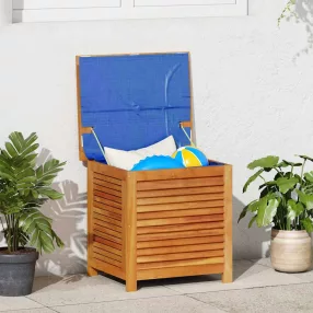 tömör akácfa kerti tárolóláda zsaluval 60 x 50 x 56 cm